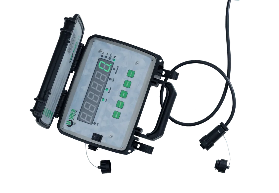 Indicador de peso Uber Ultra com visor e app Bluetooth, o cérebro eletrônico das balanças Uber